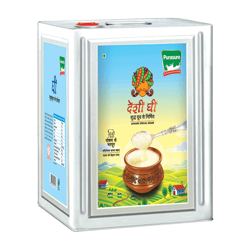 Purasure Desi Ghee 15KG Tin